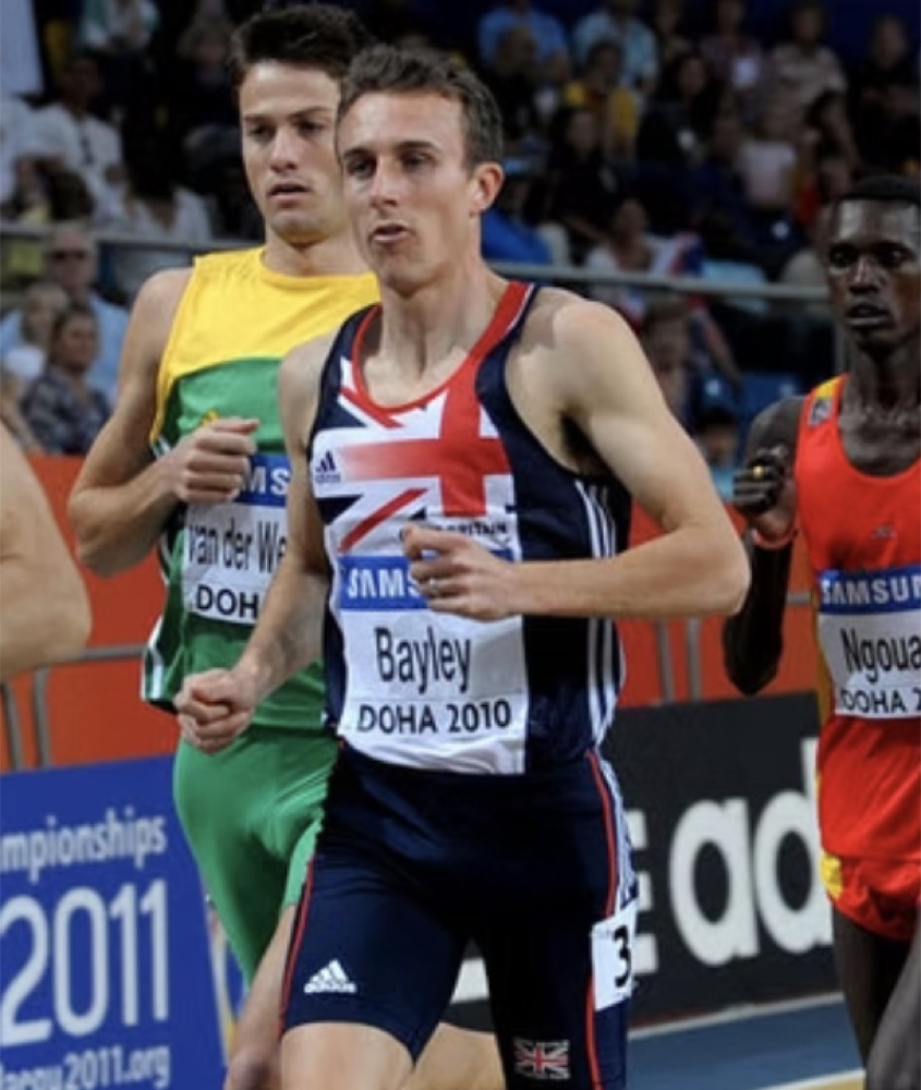Tim Bayley competing for Team Great Britain
